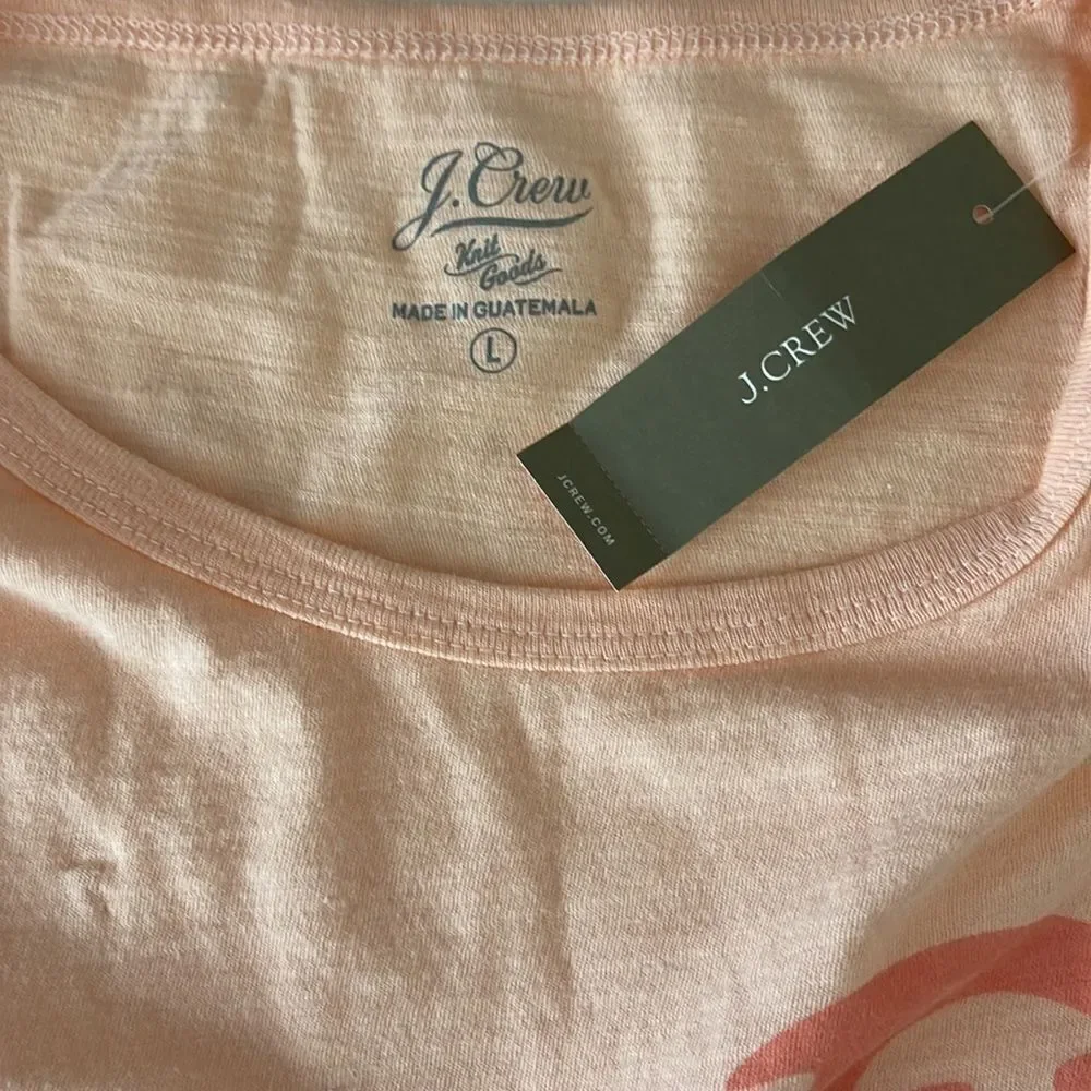 ‎J. Crew Graphic Cropped Tee T-shirt